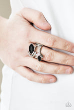Load image into Gallery viewer, Flawless Foliage Black Ring - Angie&#39;s $5.00 Bling