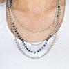 Load image into Gallery viewer, Flickering Lights Blue Necklace