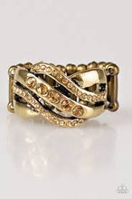 Load image into Gallery viewer, Flirting with Sparkle Brass Ring - Angie&#39;s $5.00 Bling