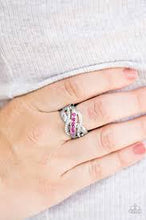 Load image into Gallery viewer, Flirting with Sparkle Pink Ring - Angie&#39;s $5.00 Bling