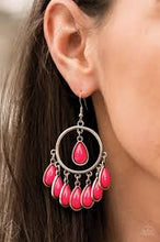 Load image into Gallery viewer, Flirty Flamboyance Pink Earrings