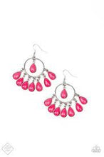 Load image into Gallery viewer, Flirty Flamboyance Pink Earrings