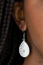 Load image into Gallery viewer, Flirty Flower Girl White Earrings