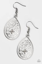 Load image into Gallery viewer, Flirty Flower Girl White Earrings