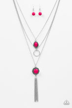 Load image into Gallery viewer, Floral Fanatic Pink Necklace