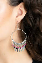 Load image into Gallery viewer, Floral Serenity Pink Earrings