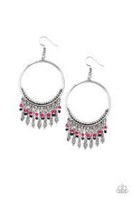 Load image into Gallery viewer, Floral Serenity Pink Earrings