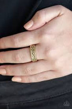 Load image into Gallery viewer, Flowerbed and Board Gold Skinny Band Ring