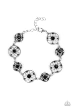 Load image into Gallery viewer, Flowery Fashion Black Bracelet