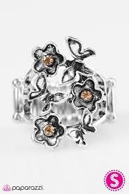 Flutter Fiesta Brown Ring - Angie's $5.00 Bling