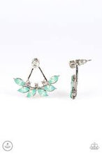 Load image into Gallery viewer, Forest Formal Green Jacket Earrings