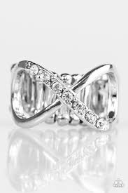 Forever and Ever White Ring - Angie's $5.00 Bling