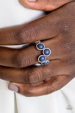 Load image into Gallery viewer, Foxy Fabulous Blue Skinny Band Ring