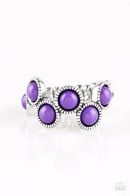 Foxy Fabulous Purple Skinny Band Ring