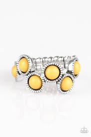 Foxy Fabulous Yellow Skinny Band Ring