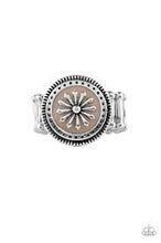 Load image into Gallery viewer, Free Spirited Flower Brown Ring - Angie&#39;s $5.00 Bling
