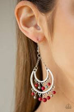 Load image into Gallery viewer, Free Spirited Spirit Red Earrings
