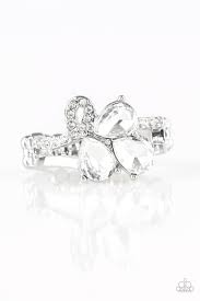 Friends in High End Places White Skinny Band Ring