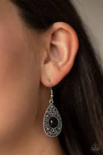 Load image into Gallery viewer, From Pop to Bottom Black Earrings