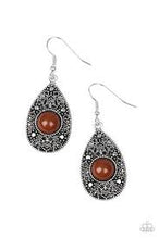 Load image into Gallery viewer, From Pop to Bottom Brown Earrings