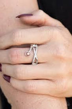 Load image into Gallery viewer, Front Glam Brown Skinny Band Ring