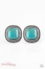 Load image into Gallery viewer, Frontier Runner Blue Post Earrings