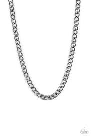 Full Court Silver Men's Necklace