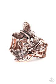 Full of Flutter Copper Ring - Angie's $5.00 Bling