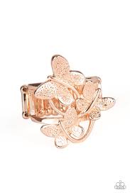 Full of Flutter Gold Ring - Angie's $5.00 Bling