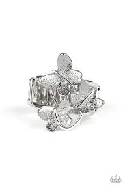 Full of Flutter Silver Ring