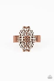 Full of Haute Air Copper Skinny Band Ring