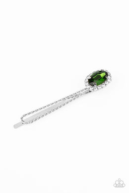 Gala Glitz Green Hair Clip