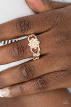 Load image into Gallery viewer, Galapagos Gardens Gold Skinny Band Ring