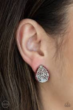 Load image into Gallery viewer, Garden Date Red Clip On Earrings