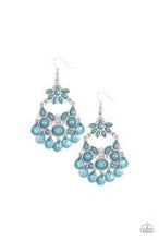 Load image into Gallery viewer, Garden Dream Blue Earrings