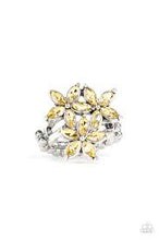 Load image into Gallery viewer, Gardenia Grandeur Yellow Skinny Band Ring