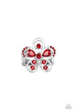 Load image into Gallery viewer, Gardens of Grandeur Red Ring - Angie&#39;s $5.00 Bling