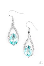 Gatsby Grandeur Blue Earrings