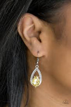 Load image into Gallery viewer, Gatsby Grandeur Yellow Earrings