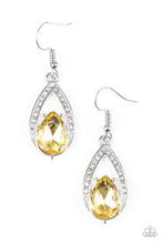 Load image into Gallery viewer, Gatsby Grandeur Yellow Earrings