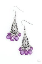 Load image into Gallery viewer, Geisha Glam Purple Earrings