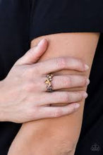 Load image into Gallery viewer, Get Your Glitter On Copper Skinny Band Ring