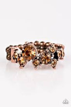 Load image into Gallery viewer, Get Your Glitter On Copper Skinny Band Ring