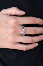 Load image into Gallery viewer, Get Your Glitter On Pink Skinny Band Ring