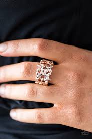 Get Your Grove On- Rose Gold Ring - Angie's $5.00 Bling