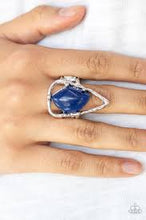 Load image into Gallery viewer, Get the Point Blue Ring - Angie&#39;s $5.00 Bling