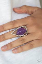 Load image into Gallery viewer, Get the Point Purple Ring - Angie&#39;s $5.00 Bling