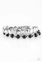 Load image into Gallery viewer, Girly Girl Glamour Black Bracelet