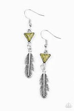 Load image into Gallery viewer, Give It a Nest Green Earrings