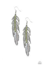 Load image into Gallery viewer, Give Me A Roost Green Earrings